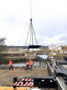 Brückenbau Mobilkran mieten Knaack Krane Hamburg