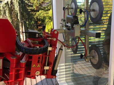 Glasmanipulator - Glasmontage Glasbau Knaack - Skilifter