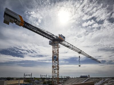 Knaack Montage Baukran Hamburg TDK Liebherr