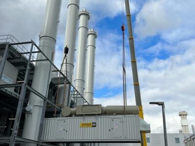 Generatoren einheben Maschineneinbringung - Kran Hamburg Knaack