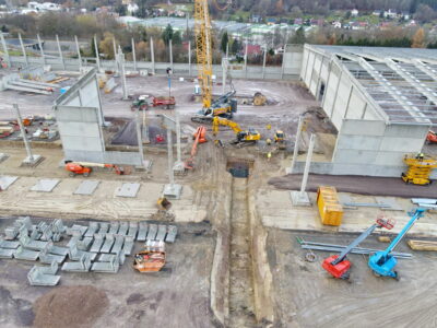 Raupenkran Kranarbeiten Liebherr Kran Knaack