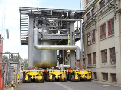Anlagentransport SPMT Schwertransport Knaack