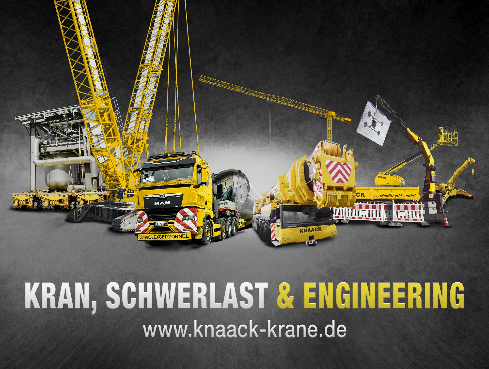 Kran Hamburg - Schwerlast Spedition - Projekte Engineering von Knaack Krane