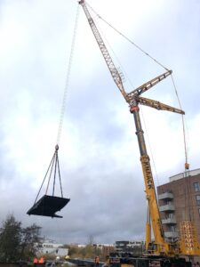 LTM 1650 Brückenbau Knaack Krane Hamburg