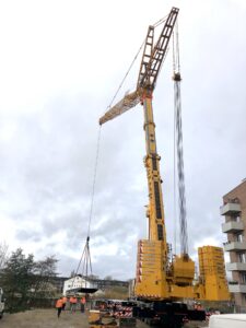 Mobilkran LTM 1650 Liebherr Kran Brückenbau Knaack Krane Hamburg